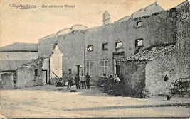 France~Vandieres Zerschossene HÄUSER-1916 Feldpost WW1 Photo Postcard - £4.04 GBP