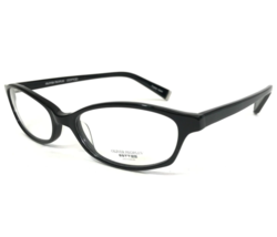 Oliver Peoples Eyeglasses Frames Raquel BK Black Oval Cat Eye 51-16-135 - £47.48 GBP