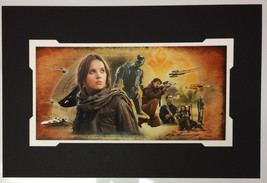 Joe Corroney SIGNED Star Wars Disney Springs EXC Star Wars Art Print Rog... - £157.77 GBP