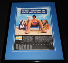 1994 Miller Lite / Ice/ MGD Beer 11x14 Framed ORIGINAL Vintage Advertisement - £27.14 GBP