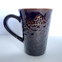 Kahlua 12 oz Coffee Bean Mug Espresso Brown Pernod-Ricard USA - $8.95