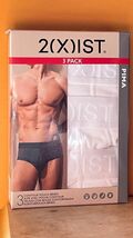 NEW Mens SMALL 2(x)ist WHITE Briefs 100% Pima Cotton 3 Pk Small - $26.99