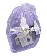 Private Quarters Spa Leaf Booties Lavender Scented Beaded Gel Socks NEW - $53.73 CAD