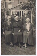 People Postcard RPPC Five Sisters Early 1900s - £4.23 GBP