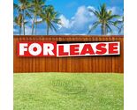 FOR LEASE Advertising Vinyl Banner Flag Sign LARGE HUGE XXL SIZES - $26.32+