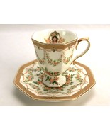 Avon Teacup and Saucer Set, Footed, Hexagon, 1994 Mrs. Albee Honor Socie... - €16,95 EUR