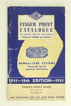 Vintage Paper 1951 12th Ed NEWALL Finger Print Catalogue SWISS WATCH Mat... - $15.79