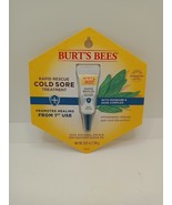 *READ* Burt&#39;s Bees Rapid Rescue Cold Sore Treatment Rhubarb &amp; Sage  .07oz - €11,74 EUR