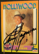 Larry Hagman As J.R.Ewing (Dallas) Hand Sign Autograph Trade Card (Classic Tv) - £155.80 GBP