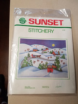 Sunset Stitchery 2100 Quilted Christmas Eve Linda Gillum Cross Stitch (NEW) - £7.87 GBP