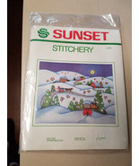 Sunset Stitchery 2100 Quilted Christmas Eve Linda Gillum Cross Stitch (NEW) - £7.69 GBP