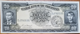Central Bank of the PHILIPPINES 1949 Twenty Peso Uncirculated condition - £7.99 GBP
