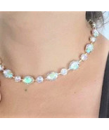 Iridescent vintage crystal choker - $16.17 CAD
