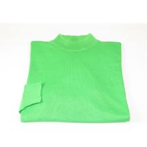 Men PRINCELY Soft Merinos Wool Sweater Knits Mock 1011-00 Apple Green image 3
