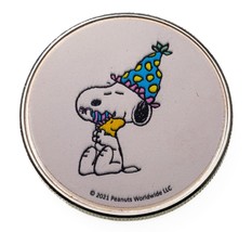 2021 Peanuts Snoopy Worldwide LLC 1 Oz. Silver Round w/ Case - Colorized - $67.57