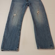 Levi's 501 Women's Cotton Blue Denim Pockets Jeans Measured Size (30"×27") image 13