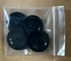 LEGO PN 57878 Train Wheel - Black - 4 Pieces - New - £4.35 GBP