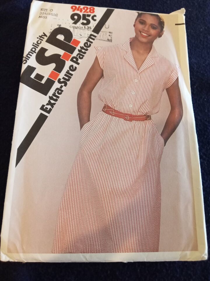 SIMPLICITY Pattern 9428 Misses Dress Sz 12-16 Uncut - $7.27