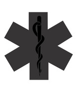 EMS Star Blacklight Reflective Firefighter Window/Exterior Decal - Vario... - $4.94+