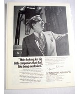 1979 Ad Commonwealth Bank Boston and Brookline, Looking for Big Little C... - $12.32 CAD