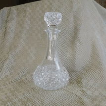 Cut Glass Decanter with Matching Stopper # 22528 - $45.95