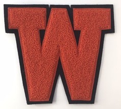 White Bear Lake High School &quot;W&quot; Letter for Letterman Jacket Rayon Orlon ... - £17.41 GBP