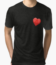 D20 Heart - Old School Dungeons and Dragons Tri-blend T-Shirt - £16.75 GBP