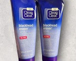 2 x Clean &amp; Clear Blackhead Eraser Scrub w Salicylic Acid Original Formu... - £30.96 GBP