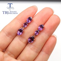 Frican amethyst ring earrings jewelry set simple fashion women fine jewelry daily party thumb200