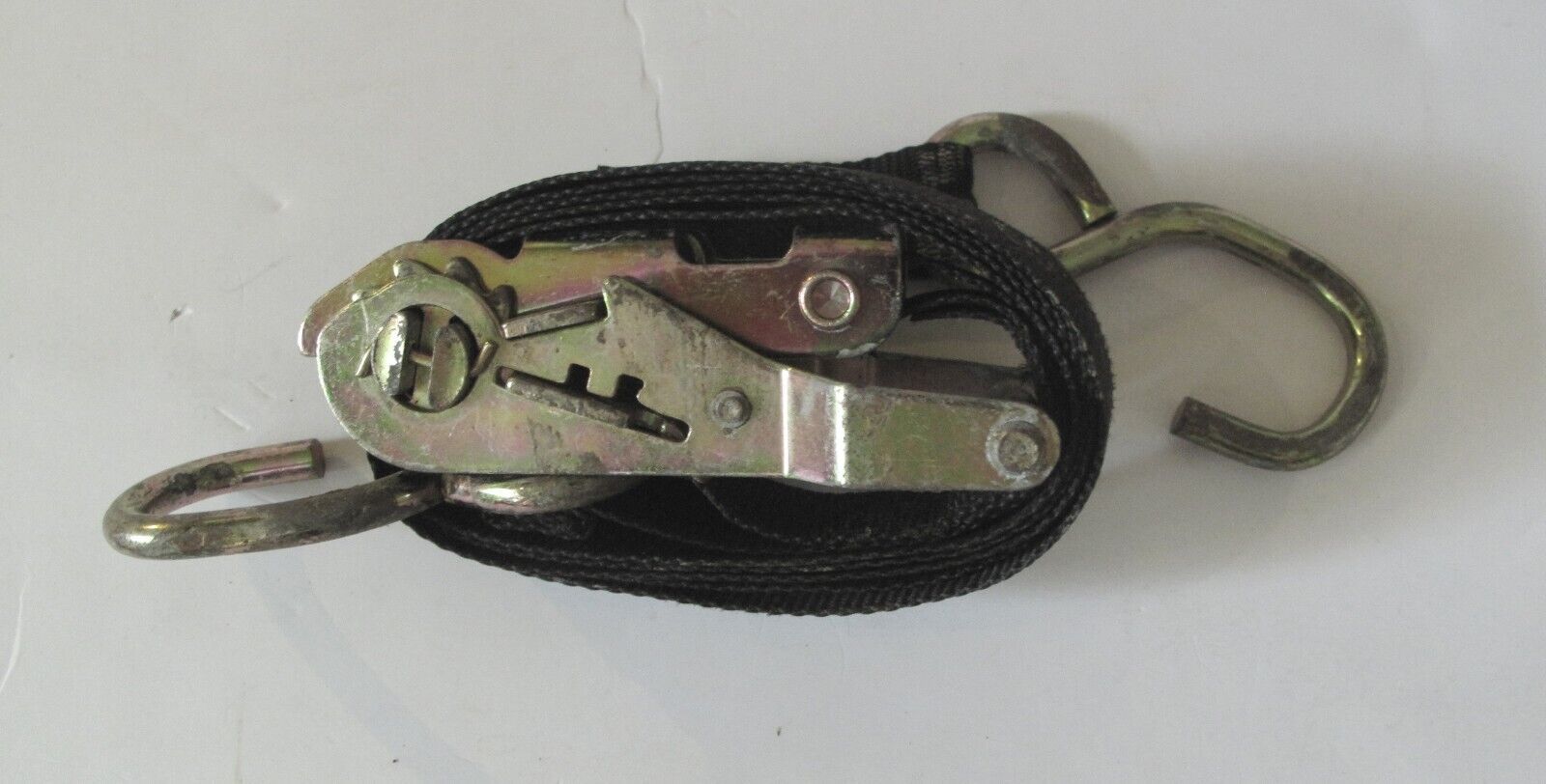 Ratchet Strap Tie Down Cargo Load 1&quot; width 6&#39; max length with S Hook - $7.91