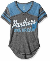 NFL Junior Girls Vintage Short Sleeve Football T- Carolina Panthers - L ... - £7.39 GBP