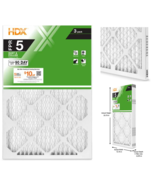 14 x 24 x 1 Standard Pleated Air Filter FPR 5, 3-Pack, Air Filters Repla... - $15.67