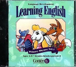 Learning English: Primary Rhymes Vol. 1 (Ages 4-9) (CD, 1994) Win/Mac -NEW in JC - £3.97 GBP