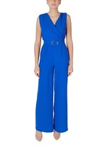 Morgan De Toi Women Jumpsuit - XS Blue Elegant Designer Fashion Jumpsuit Party - $147.46 CAD