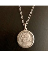 Pope Paulus VI Pont Max 800 Silver vintage religious Christianity necklace - $39.60