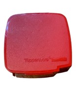 Vintage Tupperware Red Label Dispenser with Partial Roll Christmas Label... - £7.98 GBP