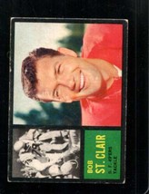1962 Topps #157 Bob St. Clair Good+ 49ERS Hof *X98686 - £2.89 GBP