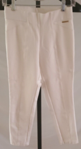 Michael Kors Cream Stretch Knit Cropped Leggings Pants Size Small - £19.54 GBP