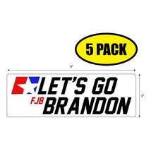 5pc -3" x 9" Let's Go Brandon FJB - Sticker / Decal - Humor Funny VG0008 - $6.53