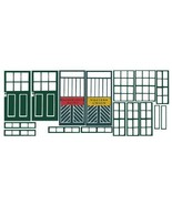 NOMA TALKING STATION WINDOWS &amp; DOORS SET ADHESIVE STICKER O Gauge Lionel... - $343.15 MXN
