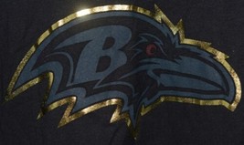 NFL Licensed Baltimore Ravens Youth Large Black Gold Tee Shirt image 2