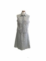 Pendleton Originals Womens Blue Floral Cotton Skirt Top Two Piece Dress ... - $23.12