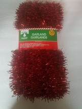 Garland Christmas House 50 Feet Red-Brand New-SHIPS SAME BUSINESS DAY - $10.00