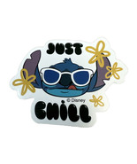 Stitch “Just Chill” Color Vinyl Decal Sticker- New Disney Sticker, 1.5 x... - £1.56 GBP