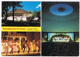 Manitoba Postcard Winnipeg Kildonan Park Rainbow Stage - £2.33 GBP