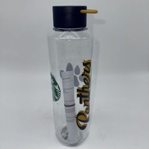 NEW University Of Pittsburgh Panthers Starbucks Tumbler Water Sports Bottle Cup - £27.79 GBP