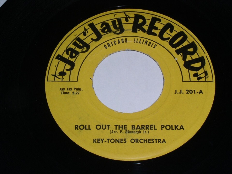 Key-Tones Roll Out The Barrel Polka Saturday Night 45 Rpm Record Jay Jay... - $12.99