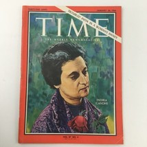 VTG Time The Weekly News Magazine January 28, 1966 Indira Gandhi, Newsstand - £22.42 GBP