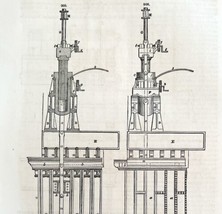 Conway Tubular Bridge Wood Engraving 1852 Victorian Industrial Drawing D... - $39.99