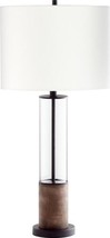 Table Lamp Cyan Design Colossus Modern Contemporary 1-Light Clear White Shade - $812.00